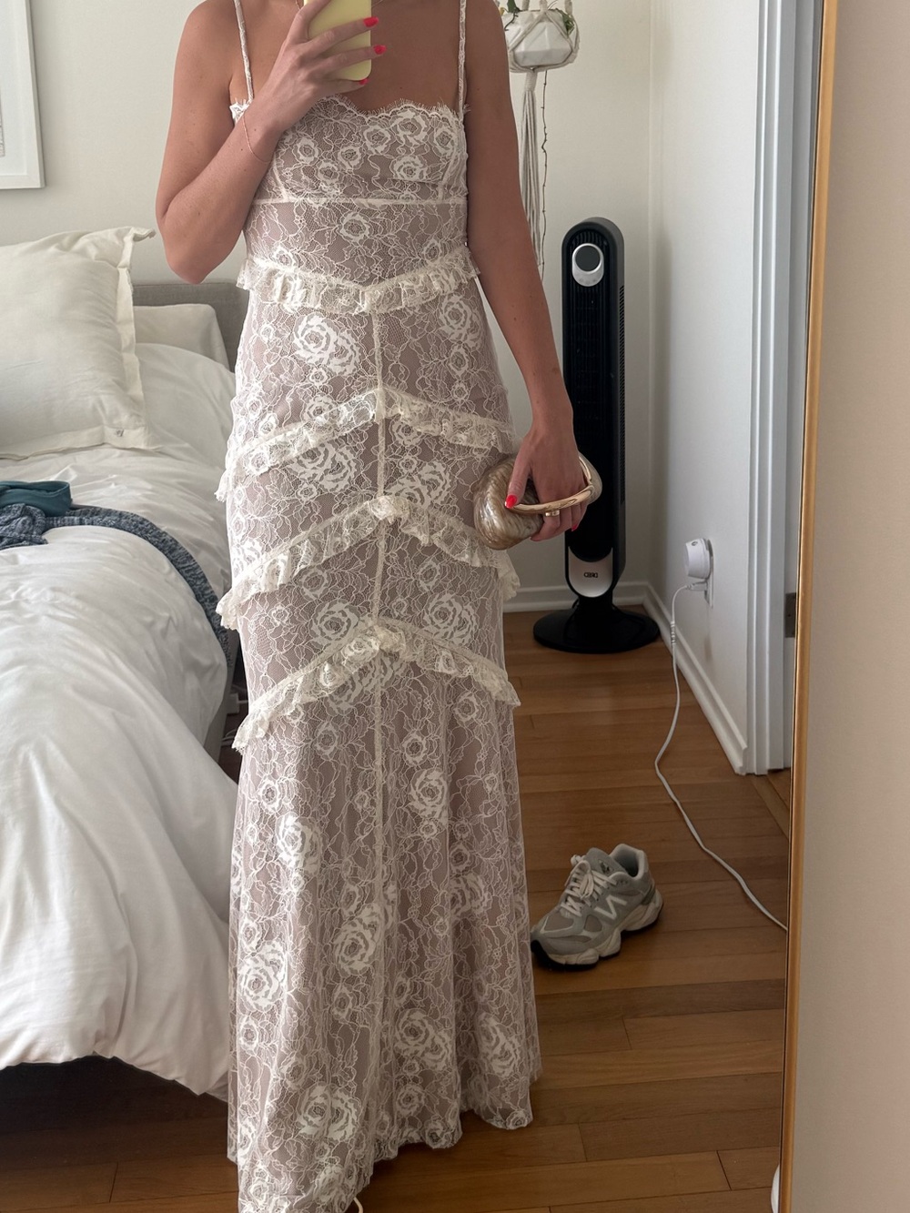 MAJORELLE Ivory Lace Maxi Dress - Picture 2 of 2